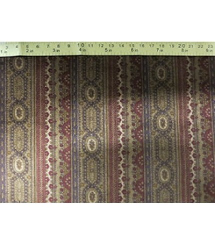 100% Cotton Corduroy Print Brown