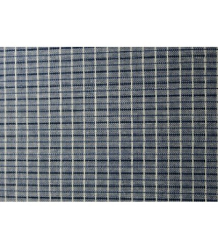 100%Cotton Denim Plaid Navy