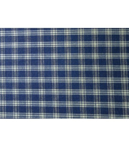 100%Cotton Denim Plaid Navy