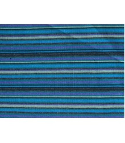 100% Cotton Jersey Stripe Teal