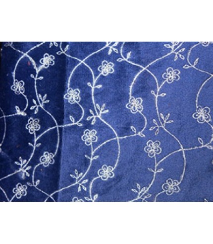 100%Poly Knit Print Blue